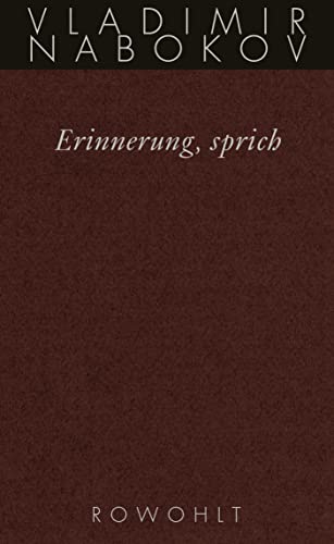 9783498046590: Gesammelte Werke 22. Erinnerung, sprich: Wiedersehen mit einer Autobiographie