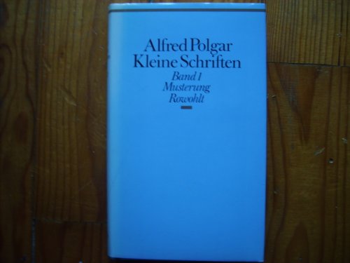 Imagen de archivo de Kleine Schriften, Band 1: Musterung a la venta por Antiquariat Armebooks