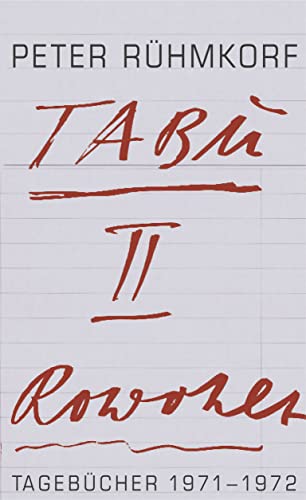 9783498057725: TABU II. Tagebcher 1971 - 1972.