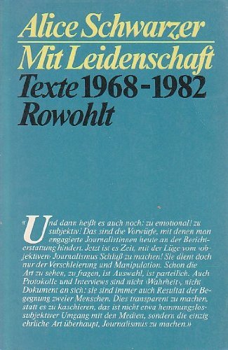 Beispielbild fr Mit Leidenschaft. Texte 1968 -1982 zum Verkauf von Eichhorn GmbH