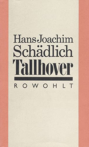 9783498061722: Schaedlich, H: Tallhover