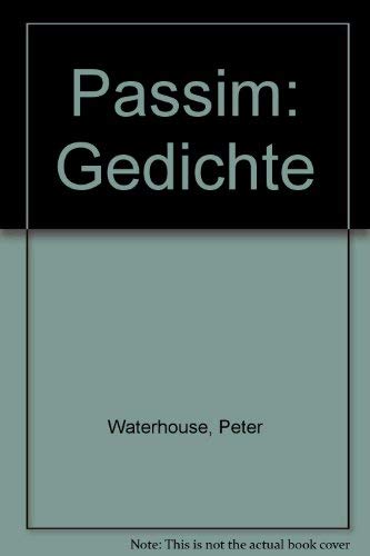 Passim. Gedichte