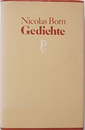 Gedichte : 1967 - 1978. Schutzumschlag: Klaus Detjen