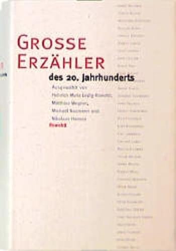 Beispielbild fr Groe Erzhler des 20. Jahrhunderts. Sonderausgabe zum Verkauf von medimops