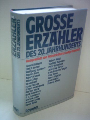 Beispielbild fr Grosse Erzahler Des 20. Jahrhunderts zum Verkauf von Persephone's Books