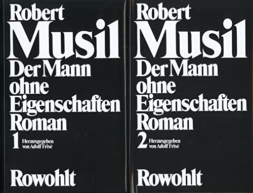 9783498092856: Der Mann ohne Eigenschaften: Band 1: Erstes und Zweites Buch. Band 2: Aus dem Nachla