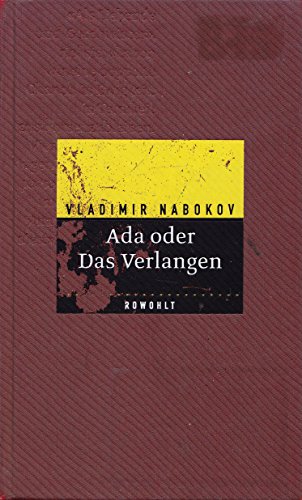 Beispielbild fr Ada oder Das Verlangen: Aus den Annalen einer Familie zum Verkauf von medimops