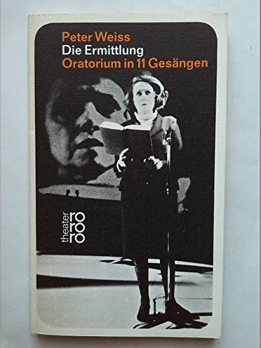 Stock image for Die Ermittlung Oratorium In Gesaengen for sale by Better World Books