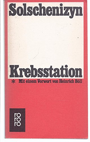 Imagen de archivo de Krebsstation. Buch I a la venta por Versandantiquariat Schfer