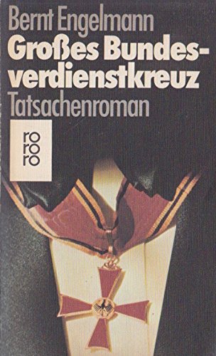 9783499119248: Grosses Bundesverdienstkreuz: Taschenroman (Rororo)