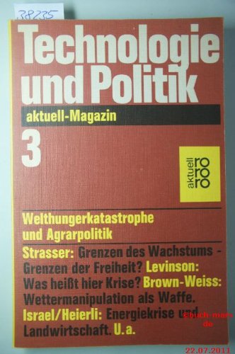 Beispielbild fr Technologie und Politik - Das Magazin zur Wachstumskrise 3 zum Verkauf von Eichhorn GmbH