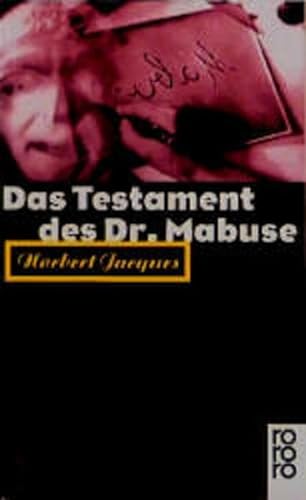Das Testament des Dr. Mabuse - Norbert Jacques