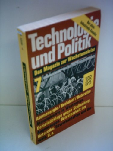 Beispielbild fr Technologie und Politik - Das Magazin zur Wachstumskrise 7 zum Verkauf von Eichhorn GmbH
