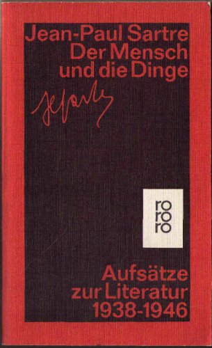 Der Mensch und die Dinge. Aufsätze zur Literatur 1938-1946.