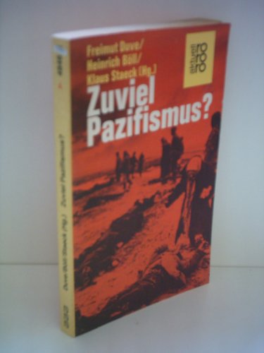 Stock image for Zuviel Pazifismus? for sale by Sammlerantiquariat