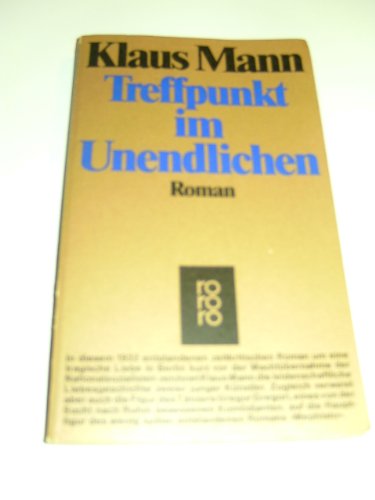 Stock image for Treffpunkt im Unendlichen: Roman. for sale by Henry Hollander, Bookseller