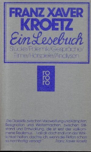 Beispielbild fr Ein Lesebuch zum Verkauf von Eichhorn GmbH