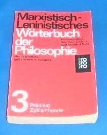 Marxistisch-leninistisches Wörterbuch der Philosophie. - Georg Klaus