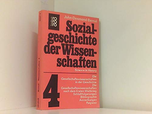 Stock image for Sozialgeschichte der Wissenschaften IV for sale by medimops