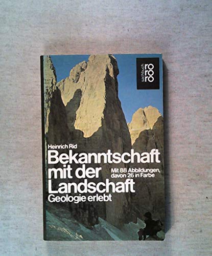 Beispielbild fr Bekanntschaft mit der Landschaft zum Verkauf von Eichhorn GmbH