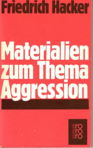 Beispielbild fr Materialien zum Thema Aggression. Gesprche mit Adalbert Reif und Bettina Schattat. zum Verkauf von Leserstrahl  (Preise inkl. MwSt.)