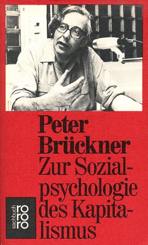 Stock image for Zur Sozialpsychologie des Kapitalismus for sale by medimops