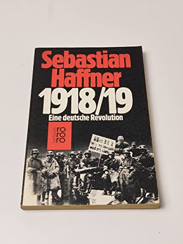 Beispielbild für 1918/19 Eine deutsche Revolution zum Verkauf von Better World Books