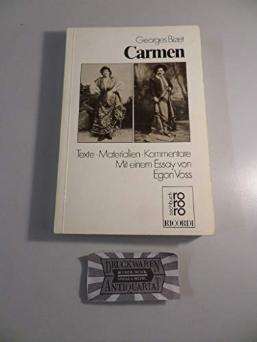 9783499176999: Carmen. Texte, Materialien, Kommentare