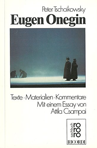 9783499178962: Eugen Onegin: Texte, Materialien, Kommentare (Rororo Opernbücher) (German Edition)