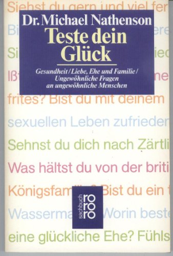 Beispielbild fr Teste dein Glck zum Verkauf von Versandantiquariat Felix Mcke