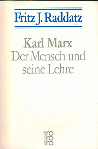 Beispielbild fr Karl Marx. Der Mensch und seine Lehre. zum Verkauf von medimops