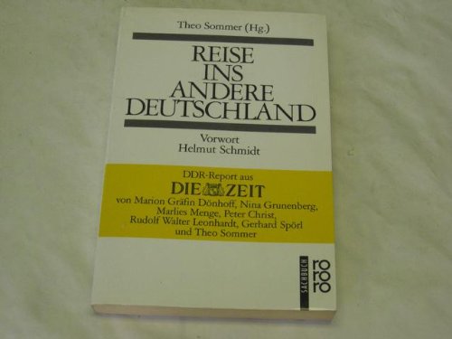 Beispielbild fr Reise ins andere Deutschland: DDR-Report aus DIE ZEIT zum Verkauf von Versandantiquariat Felix Mcke