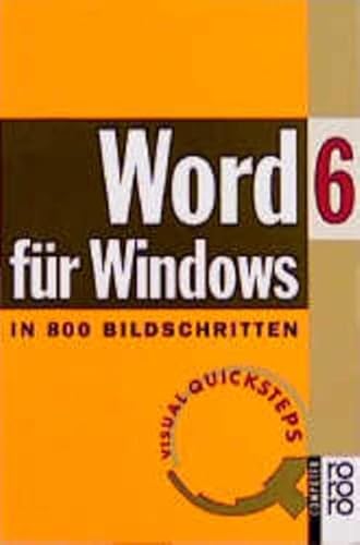 9783499192760: Word 6 fr Windows in 800 Bildschritten