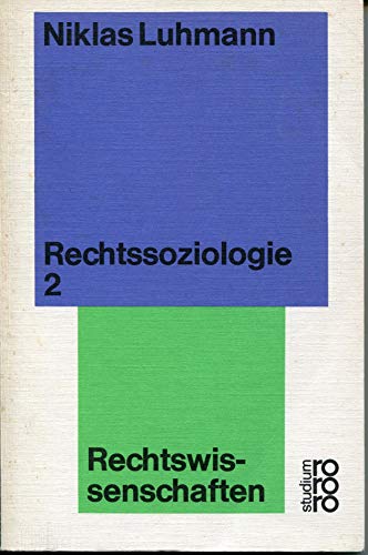 Imagen de archivo de Rechtssoziologie 2 a la venta por medimops