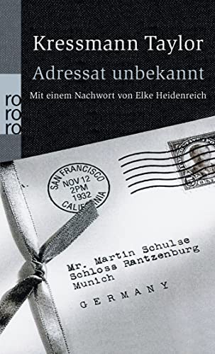 Stock image for Adressat unbekannt. for sale by Bayside Books