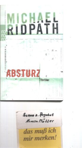 Stock image for Absturz for sale by DER COMICWURM - Ralf Heinig