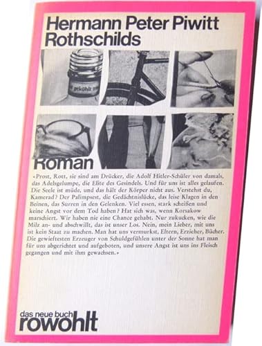 Stock image for ROTSCHILDS Roman for sale by German Book Center N.A. Inc.