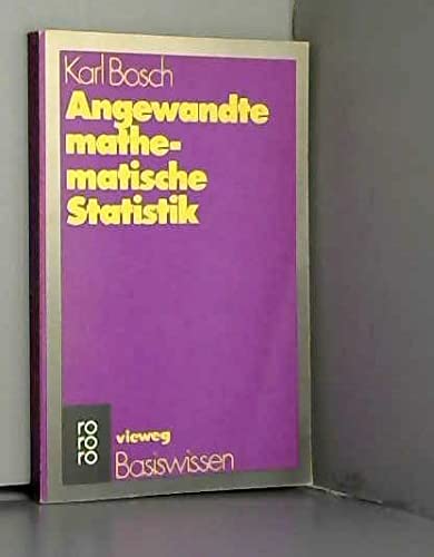 Stock image for Angewandte mathematische Statistik. for sale by medimops