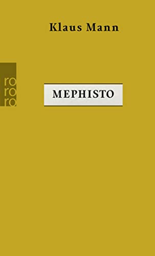 Beispielbild fr Mephisto: Roman einer Karriere zum Verkauf von medimops