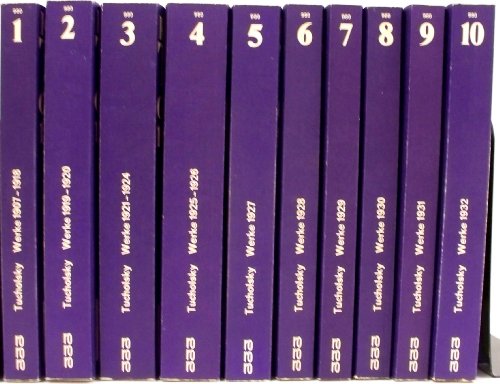 Gesammelte Werke in 10 Bänden. Herausgegeben von Mary Gerold-Tucholsky. Fritz J. Raddatz. - Tucholsky, Kurt und z.