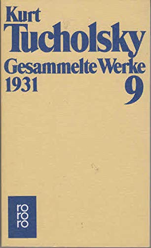 Beispielbild fr Gesammelte Werke X. 1932 zum Verkauf von Leserstrahl  (Preise inkl. MwSt.)