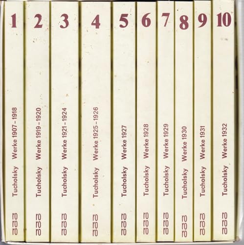 9783499290121: Gesammelte Werke: 10 volume set in slipcase, 1907-1932