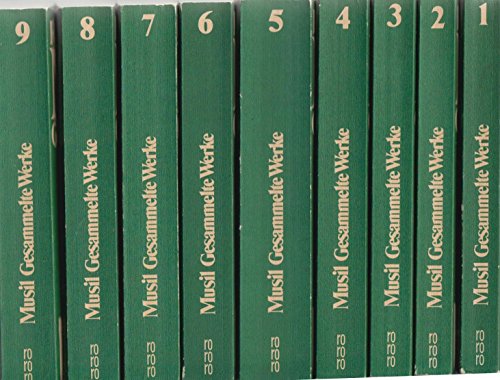 9783499300011: Gesammelte Werke in neun Bänden (9 Bände im Schuber, komplett). 1-5: Der Mann ohne Eigenschaften; 6: