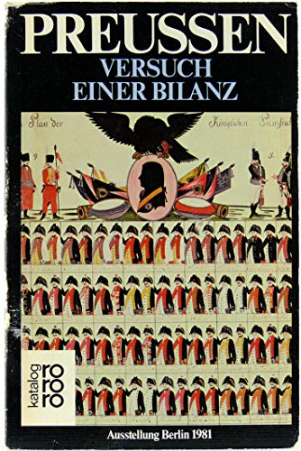 Beispielbild fr Preuen Versuch einer Bilanz Band 1 zum Verkauf von Bernhard Kiewel Rare Books