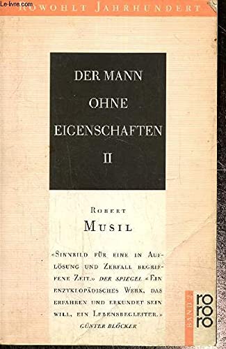 Stock image for Der Mann ohne Eigenschaften 2. Roman for sale by Ammareal