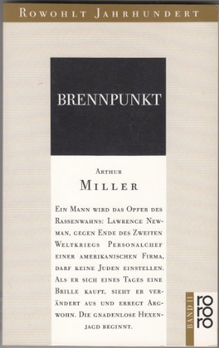 9783499400117: Brennpunkt. Roman