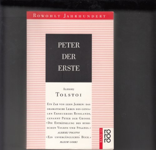 9783499400124: Peter der Erste. Roman