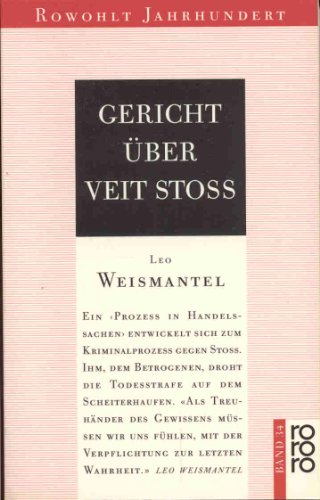 Stock image for Gericht ber Veit Stoss for sale by Versandantiquariat Felix Mcke