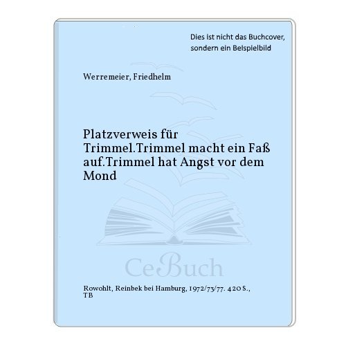Imagen de archivo de Platzverweis fr Trimmel. a la venta por DER COMICWURM - Ralf Heinig