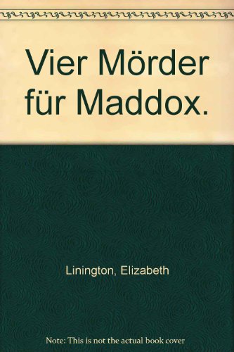 Beispielbild fr Vier Mrder fr Maddox zum Verkauf von Bernhard Kiewel Rare Books